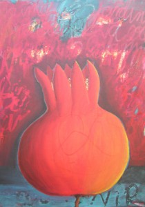 "Souvenir I", Acryl und Ölkreide auf Leinwand, 2013