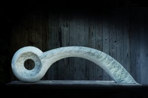 Skulptur "Horizonte", Cristallina Marmor, 2016